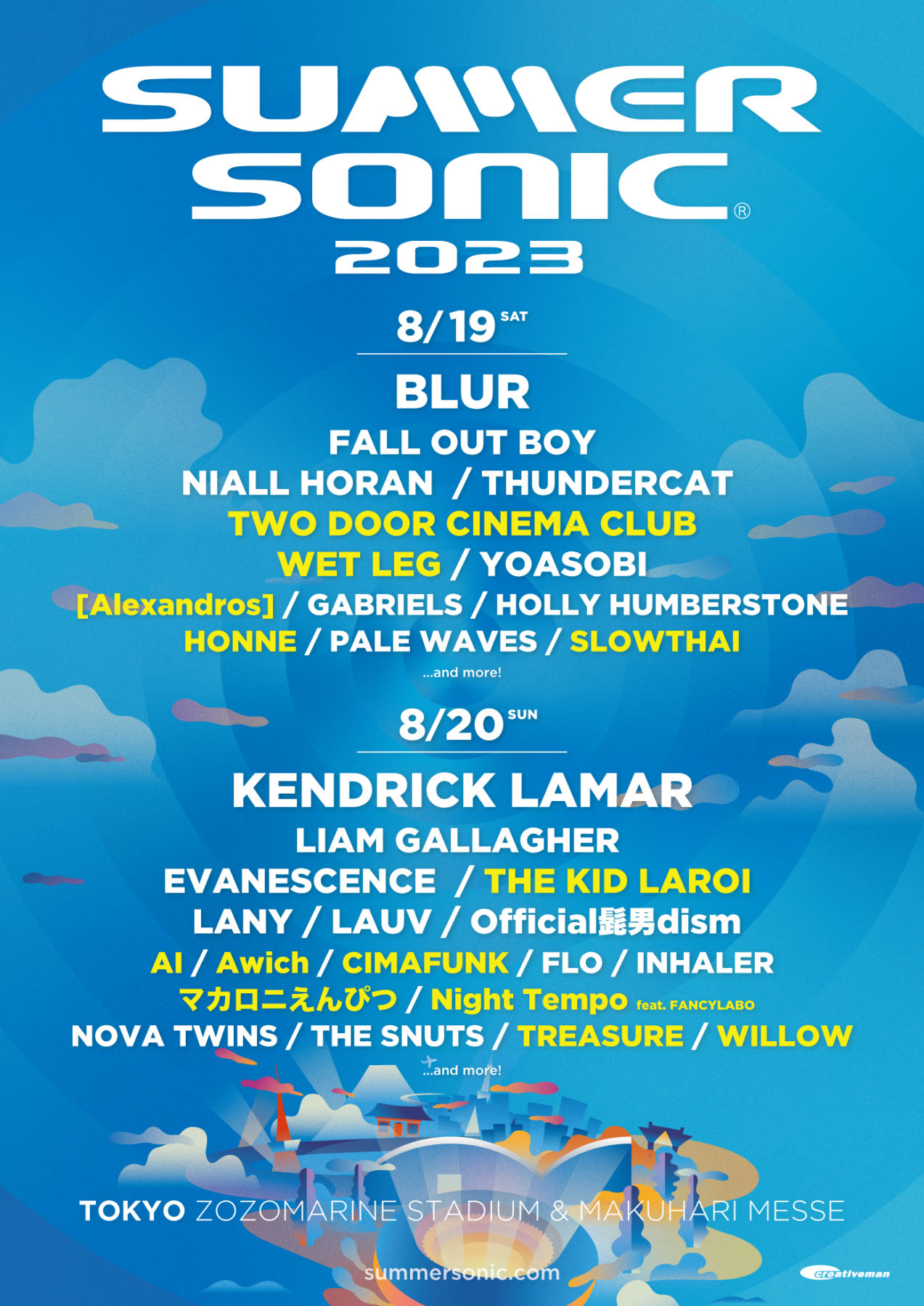 SUMMER SONIC 2023【TOKYO】｜マカロニえんぴつ Official Website