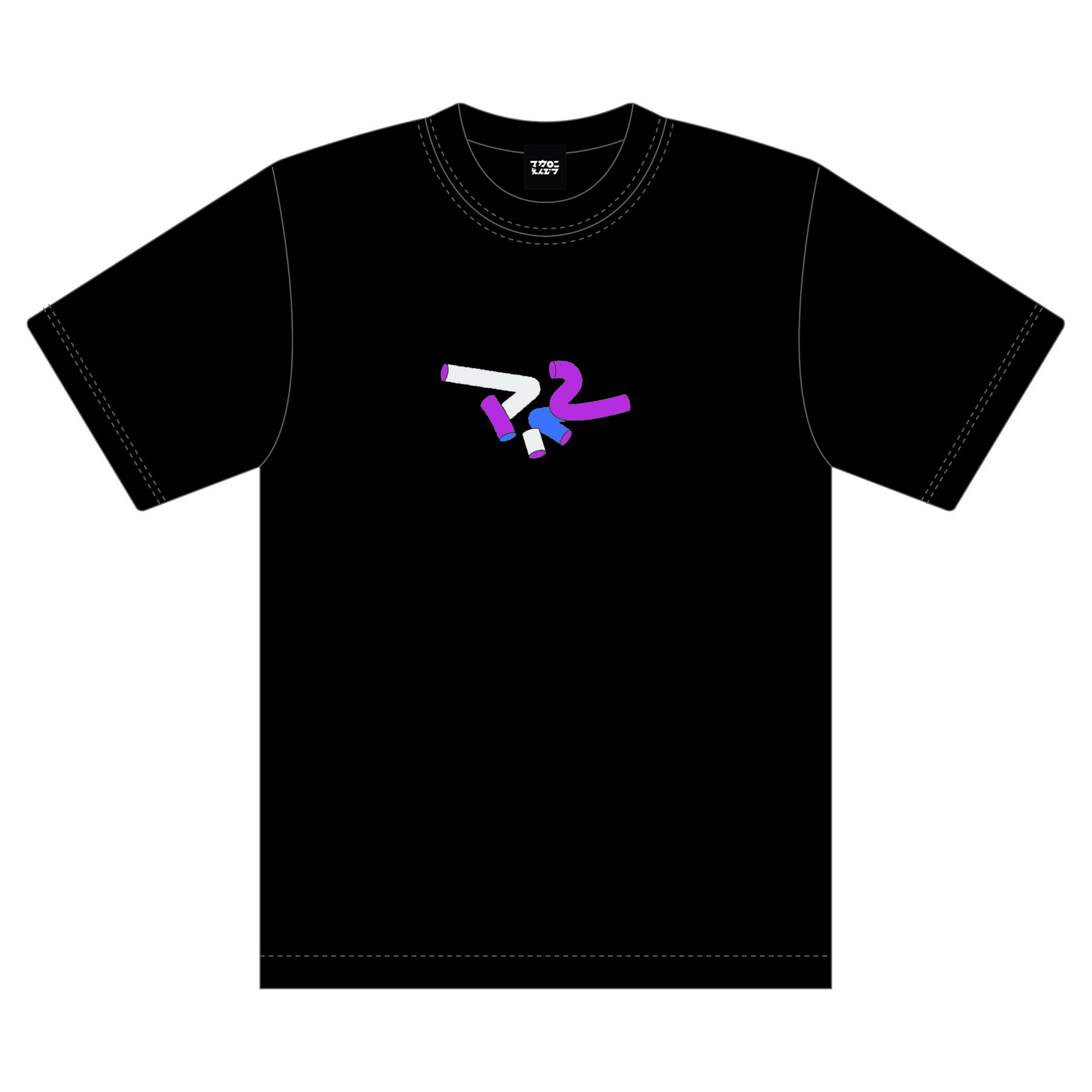 Tシャツ_ブラック_前-1- 